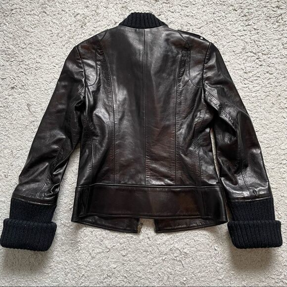 Mackage Jenny leather bomber  jacket - Picture 7 of 16